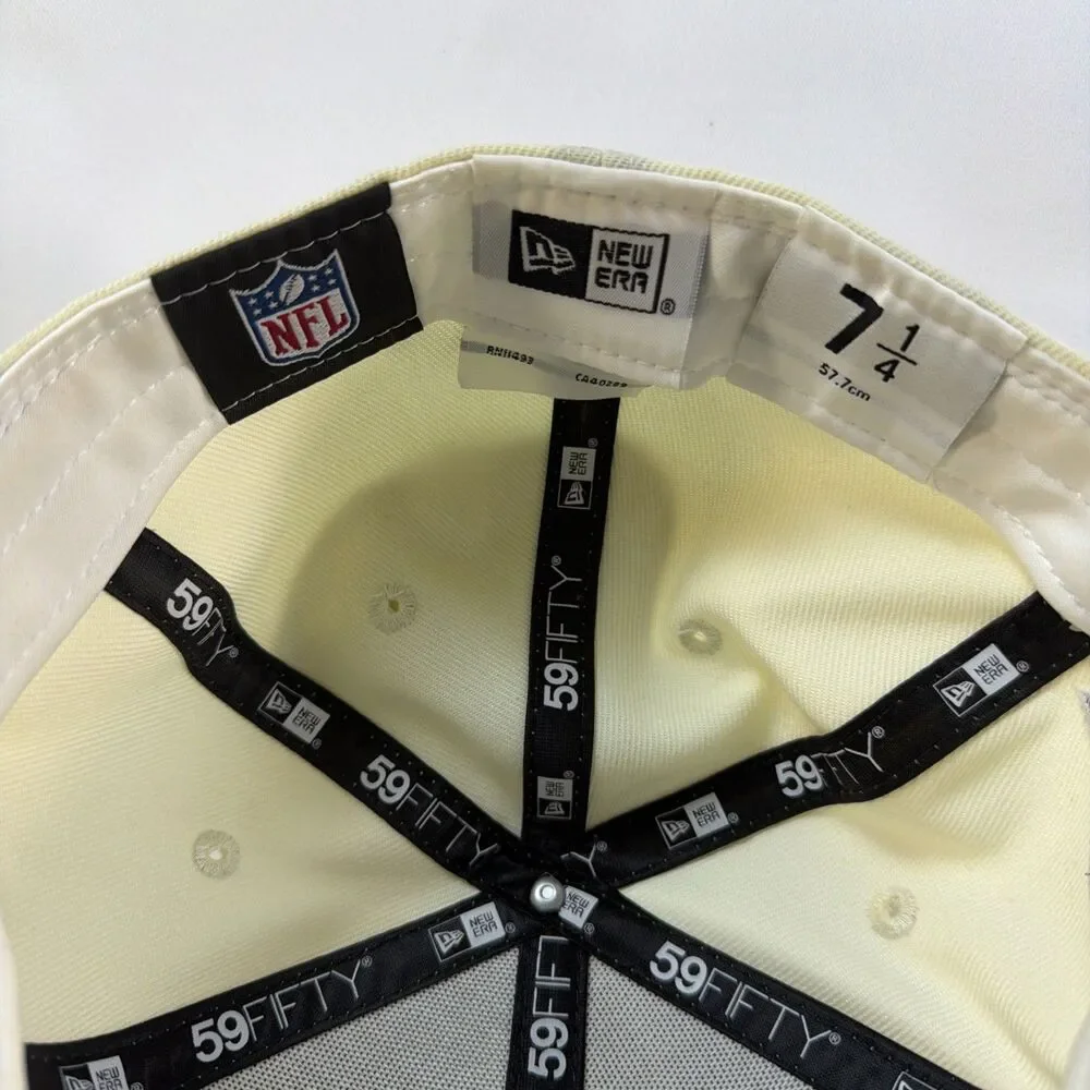 Minnesota Vikings New Era 59Fifty Hat 7 1/4 White & Red NFL Pro Bowl Fitted Cap